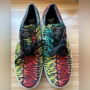 Nike Zoom Stefan Janoski Tiger Pack Skateboarding Canvas Shoes Size 11
